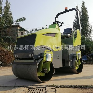 3吨压路机 山东思拓瑞克2021年新升级ST3000三吨双钢轮座驾压路机